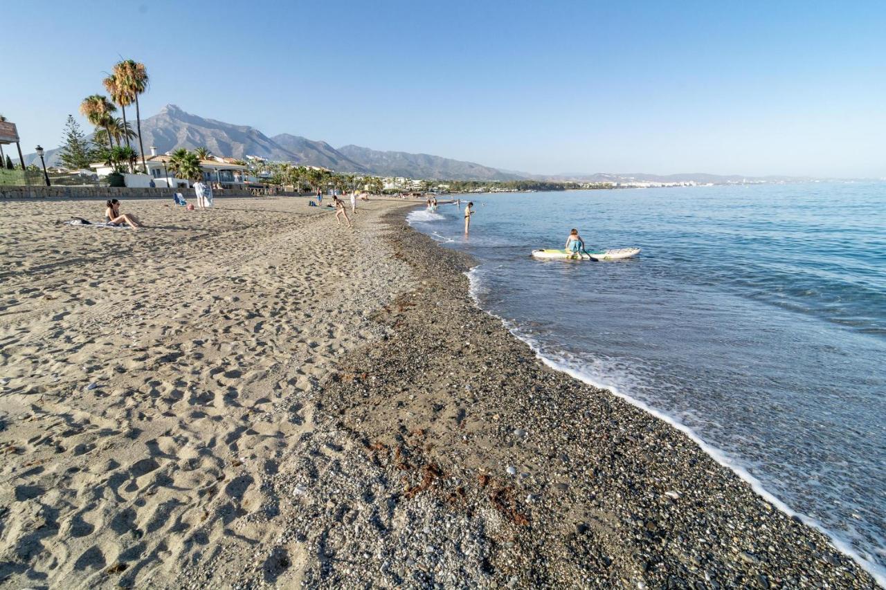 Pr45- Beach Front Apartment Puerto Banus マルベーリャ エクステリア 写真